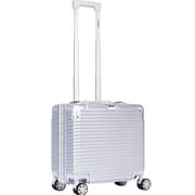 Stargold 1 Pc Hard Side Cabin Trolley Case Silver