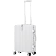 Stargold 1 Pc Hard Side Cabin Trolley Case White