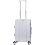 Stargold 1 Pc Hard Side Cabin Trolley Case Silver