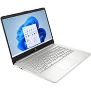 HP (2022) Laptop - 12th Gen / Intel Core i3-1215U / 14inch FHD / 256GB SSD / 8GB RAM / Shared Intel UHD Graphics / Windows 11 Home / English & Arabic Keyboard / Natural Silver / Middle East Version - [14S-DQ5054NE]