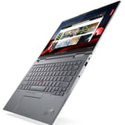 لابتوب لينوفو ثينك باد X1 يوجا الجيل 8 قابل للتحويل 2 في 1 2023 معالج إنتل كور i7-1355U الجيل 13 شاشة 14 بوصة WUXGA ذاكرة 512GB SSD ورام 16GB بطاقة رسوميات إنتل آيريس Xe ويندوز 11 برو لوحة مفاتيح إنجليزية عربية ولون رمادي - إصدار الشرق الأوسط [21HQ001KGR]