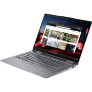 لابتوب لينوفو ثينك باد X1 يوجا الجيل 8 قابل للتحويل 2 في 1 2023 معالج إنتل كور i7-1355U الجيل 13 شاشة 14 بوصة WUXGA ذاكرة 512GB SSD ورام 16GB بطاقة رسوميات إنتل آيريس Xe ويندوز 11 برو لوحة مفاتيح إنجليزية عربية ولون رمادي - إصدار الشرق الأوسط [21HQ001KGR]