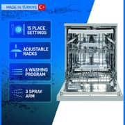 Daewoo Free Standing Dishwasher DDW-Z1513S