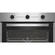 Beko 60cm Built-in Electric Oven, 6 Functions, 74L, SteamShine Cleaning, A Rating, Stainless Steel - BBIE14100XC