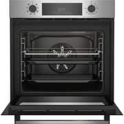 Beko 60cm Built-in Electric Oven, 8 Functions, 72L, SteamShine Cleaning, Digital Touchcontrol, A Rating, Stainless Steel - BBIM14300XD