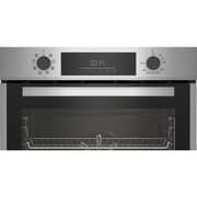 Beko 60cm Built-in Electric Oven, 8 Functions, 72L, SteamShine Cleaning, Digital Touchcontrol, A Rating, Stainless Steel - BBIM14300XD