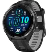 Garmin 010-02809-10 Forerunner 965 Smart Watch Carbon Grey DLC Titanium Bezel