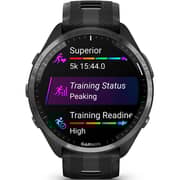 Garmin 010-02809-10 Forerunner 965 Smart Watch Carbon Grey DLC Titanium Bezel