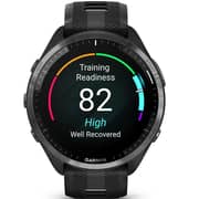 Garmin 010-02809-10 Forerunner 965 Smart Watch Carbon Grey DLC Titanium Bezel