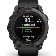 Garmin 010-02778-11 7X Pro Sapphire Solar Edition Smart Watch Carbon Grey