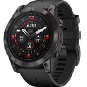 ساعة ذكية جارمين إيبكس برو الجيل الثاني موديل 010-02804-01 بلون رمادي كربوني - Sapphire Edition