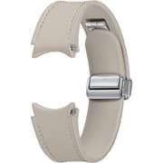 Samsung D-Buckle Hybrid Leather Band (Small/Medium) Etoupe