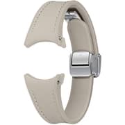 Samsung D-Buckle Hybrid Leather Band (Slim,Small/Medium) Etoupe