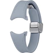 Samsung D-Buckle Hybrid Leather Band (Slim,Small/Medium) Blue