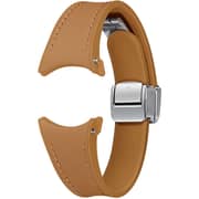 Samsung D-Buckle Hybrid Leather Band (Slim,Small/Medium) Camel