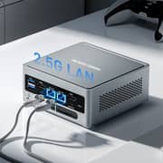 Minisforum Mini PC - 12th Gen / Intel Core i7-12650H / 512GB SSD / 16GB RAM / Shared Intel UHD Graphics / Windows 11 Pro / Silver / Middle East Version - [NAB-6]