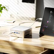 Minisforum Mini PC - 12th Gen / Intel Core i7-12650H / 512GB SSD / 16GB RAM / Shared Intel UHD Graphics / Windows 11 Pro / Silver / Middle East Version - [NAB-6]