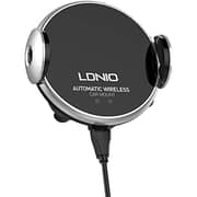 Ldnio Car Holder With Wireless High Speed Charger Black