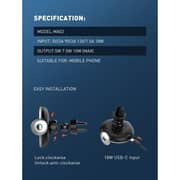 Ldnio Car Holder With Wireless High Speed Charger Black