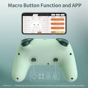 PXN Wireless Game Controller With Macro Buttons Green