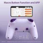 PXN Wireless Game Controller With Macro Buttons Purple