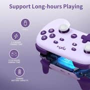PXN Wireless Game Controller With Macro Buttons Purple
