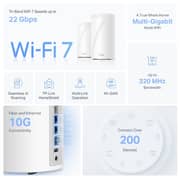 TPLink Deco BE85 BE19000 Tri-Band Whole Home Mesh WiFi 7 System (2Pack)