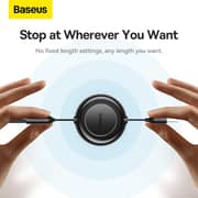 Baseus 3-in-1 USB To M+L+C Fast Charging Data Cable 1.1m Black