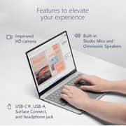 Microsoft Surface Laptop Go 2 (2020) - 11th Gen / Intel Core i5-1135G7 / 12.4inch / 256GB SSD / 16GB RAM / Shared Intel Iris Xe Graphics / Windows 11 / English Keyboard / Platinum / International Version - [KRB-00001]