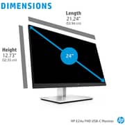 HP Elite E24U G4 189T0AA FHD Monitor 23.8inch - Middle East Version