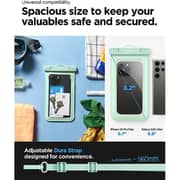 Spigen Universal Waterproof Phone Case Mint Pack of 2