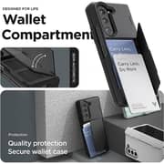 VRS Design Terra Guard Modern Go Case With Screen Protector Matte Black Galaxy Z Fold 5