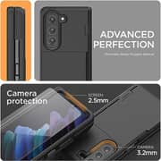 VRS Design Terra Guard Modern Go Case With Screen Protector Matte Black Galaxy Z Fold 5