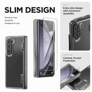 VRS Design Simpli Fit Case With Screen Protector Crystal Clear Galaxy Z Fold 5