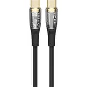Mycandy C-B200TR USB-C To USB-C Cable 1.2m Black