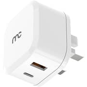 Mycandy 1 Pc Compact Travel Charger 20W White
