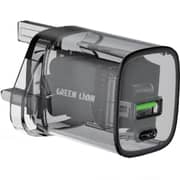 Green Lion 33W PD Transparent Wall Charger UK Black