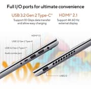 Asus Vivobook S 14 Flip 2-in-1 Convertible (2021) Laptop - AMD Ryzen 5-5600H / 14inch WUXGA / 512GB SSD / 8GB RAM / Shared AMD Radeon Graphics / Windows 11 Home / English & Arabic Keyboard / Cool Silver / Middle East Version - [TN3402QA-LZ054W]