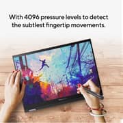 Asus Vivobook S 14 Flip 2-in-1 Convertible (2021) Laptop - AMD Ryzen 5-5600H / 14inch WUXGA / 512GB SSD / 8GB RAM / Shared AMD Radeon Graphics / Windows 11 Home / English & Arabic Keyboard / Cool Silver / Middle East Version - [TN3402QA-LZ054W]