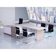 Mahmayi L Shaped Table With Storage Shelves 340x180x75cm