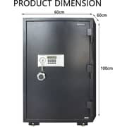Mahmayi Large Fireproof Safe With Digital Lock 100 x 60 x 60 cm