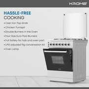 Krome Free Standing Gas Cooker KR-CR6060