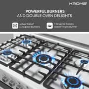 موقد غاز قائم بذاته KR-CR 9060 من كروم