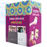 Fujifilm INSTAX WIDE LINK Printer + Wide Films 20S + Stand+ Album