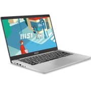 MSI MODERN 14 (2023) Laptop - 13th Gen / Intel Core i5-1335U / 14inch FHD / 512GB SSD / 8GB RAM / Shared Intel Iris Xe Graphics / Windows 11 Home / English & Arabic Keyboard / Silver / Middle East Version - [C13M]