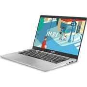 MSI MODERN 14 (2023) Laptop - 13th Gen / Intel Core i5-1335U / 14inch FHD / 512GB SSD / 8GB RAM / Shared Intel Iris Xe Graphics / Windows 11 Home / English & Arabic Keyboard / Silver / Middle East Version - [C13M]