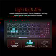 لابتوب ألعاب إم إس آي BRAVO 15 2023 بمعالج AMD رايزن 7-7735HS وشاشة 15.6 بوصة FHD وذاكرة 512GB SSD ورام 16GB وبطاقة رسوميات إنفيديا جيفورس RTX 4060 8GB وويندوز 11 هوم ولوحة مفاتيح إنجليزية عربية ولون أسود - إصدار الشرق الأوسط [C7VFK]