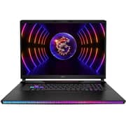 MSI RAIDER GE78HX Gaming (2023) Laptop - 13th Gen / Intel Core i9-13980HX / 17inch QHD+ / 2TB SSD / 32GB RAM / 16GB NVIDIA GeForce RTX 4090 Graphics / Windows 11 Home / English & Arabic Keyboard / Core Black / Middle East Version - [13VI]
