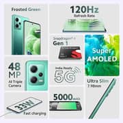 Xiaomi Redmi Note 12 256GB 8GB Forest Green 5G Smartphone