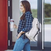 Hama Perth Notebook Backpack Beige Laptop 15.6inch